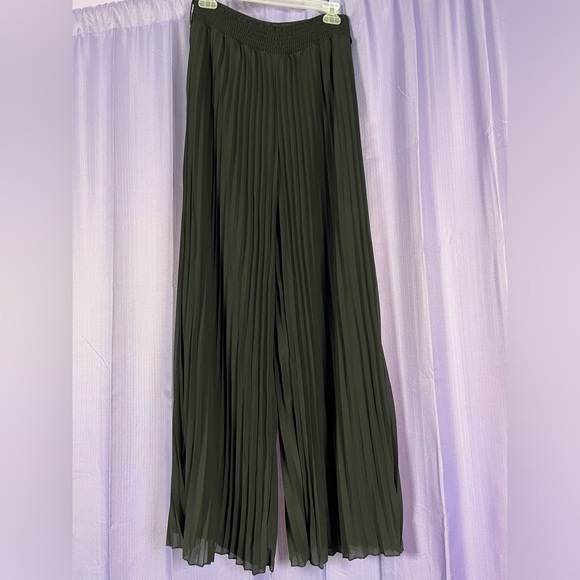 Forever 21 Wide Leg Pleated Pants - Picture 3 of 5